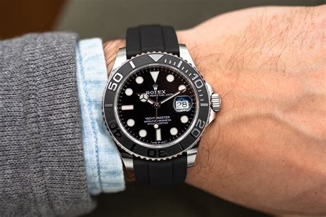 rolex yacht master white gold 42|yachtmaster 42 white gold review.